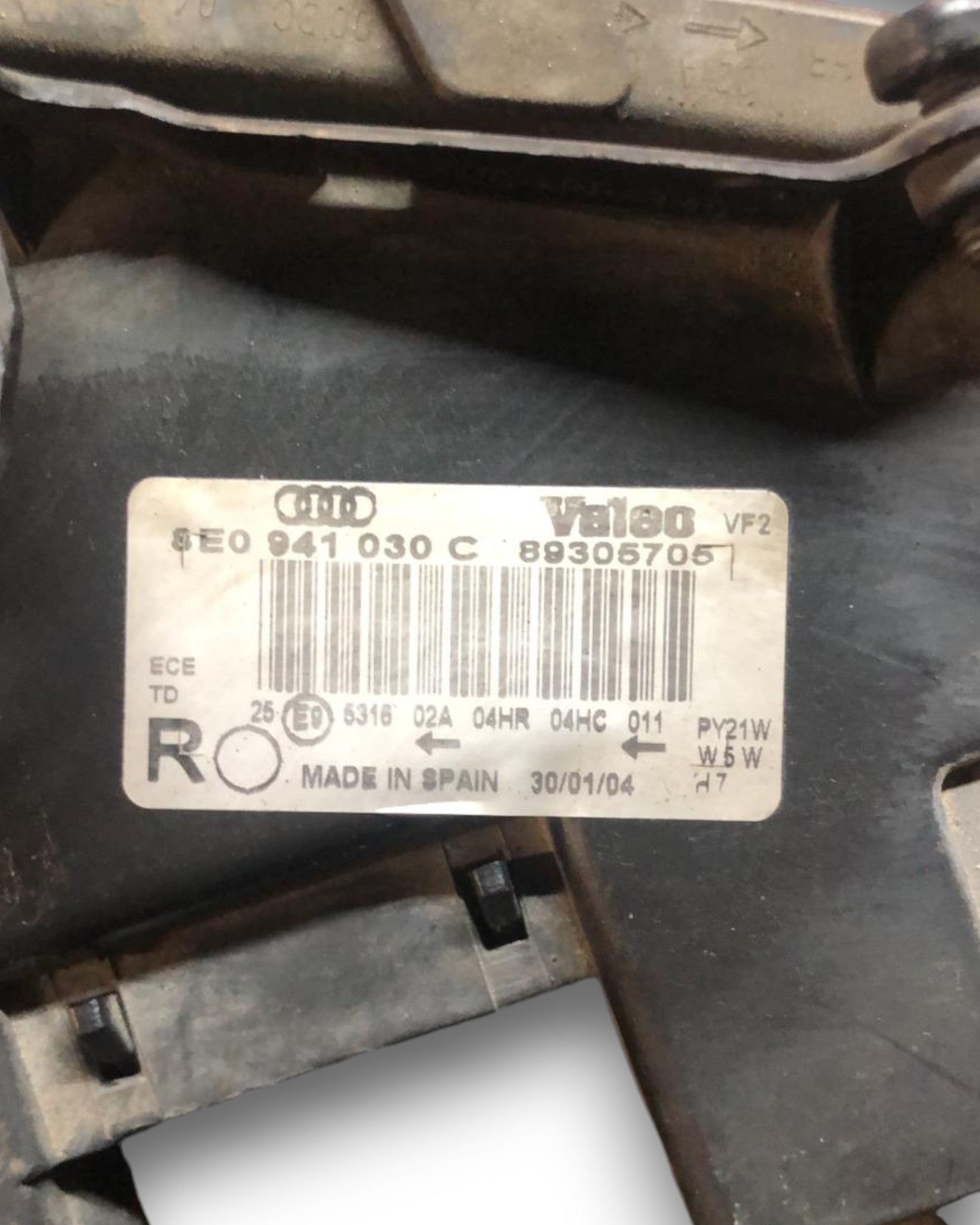 Faro / Fanale Alogeno Anteriore Destro Audi A4 B6 (200 > 2008) cod:89305705