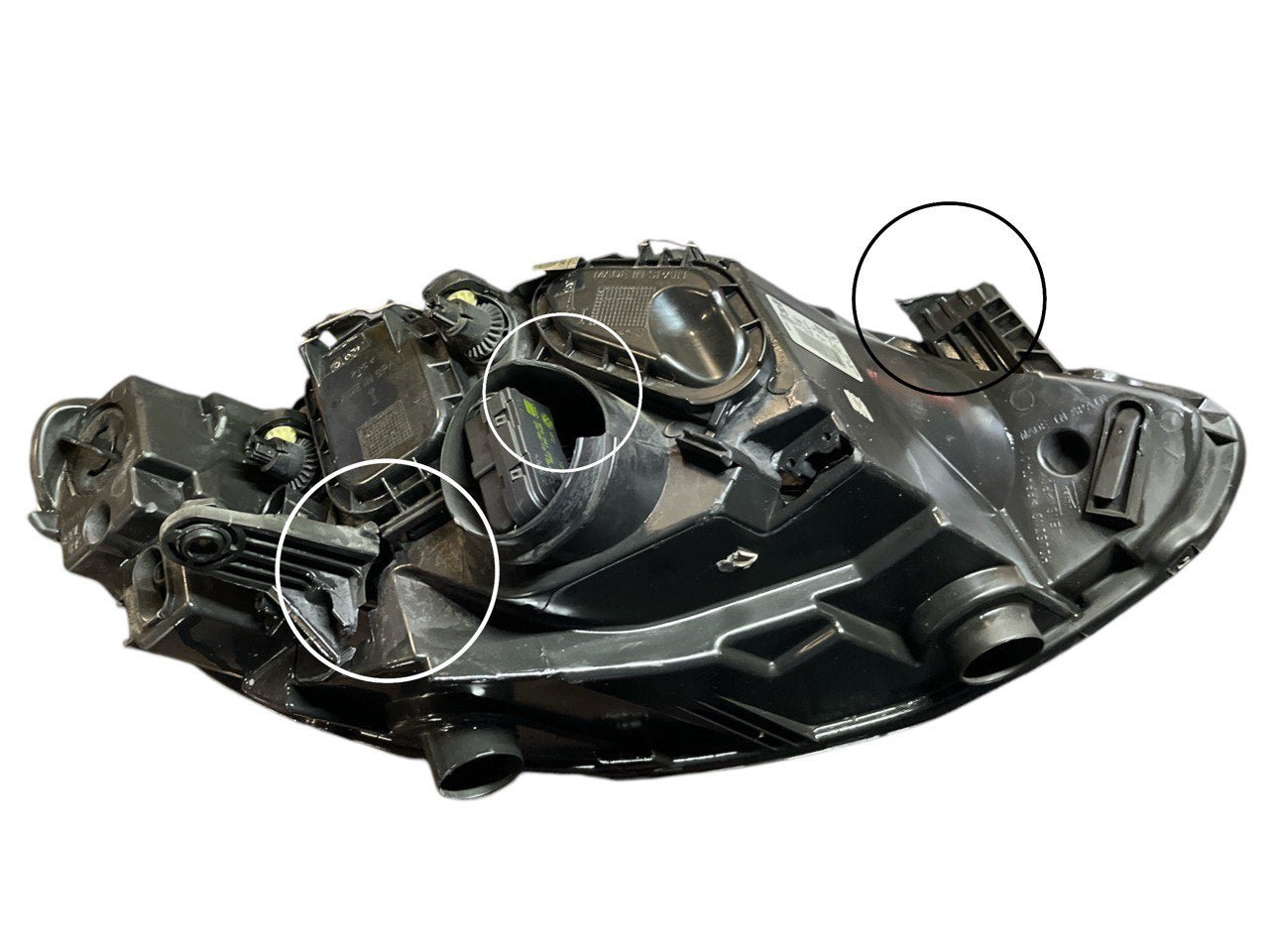 Faro / Fanale anteriore destro alogeno Seat Ibiza IV (2008-2017) cod.6J1941005D