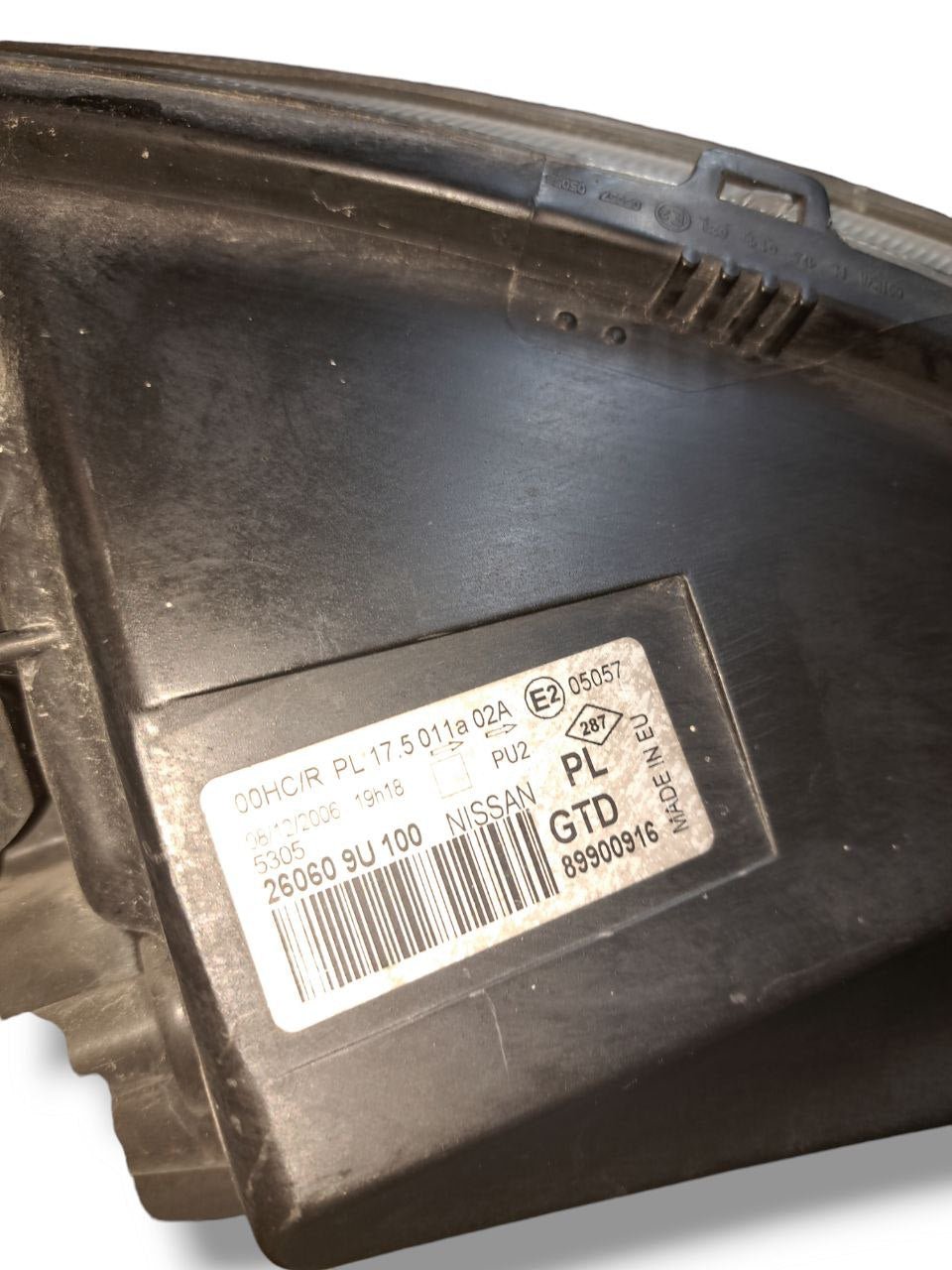Faro Fanale Anteriore sinistro alogeno Nissan Note ( 2012 ) COD:89900916
