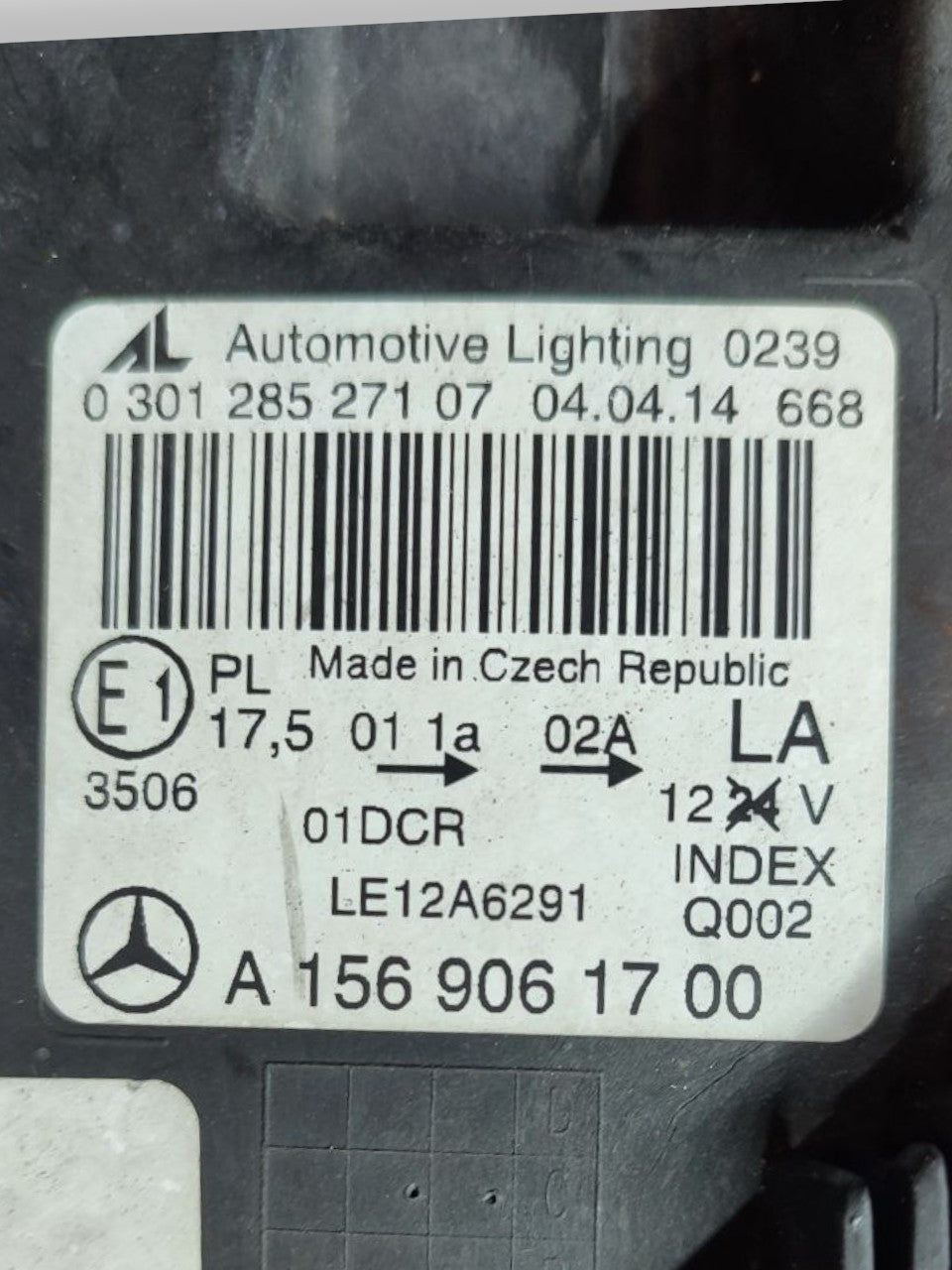Faro / Fanale Xenon anteriore sinistro (sx) Mercedes Gla X156 (2018) cod: A1569061700 (1 Fermo rotto)