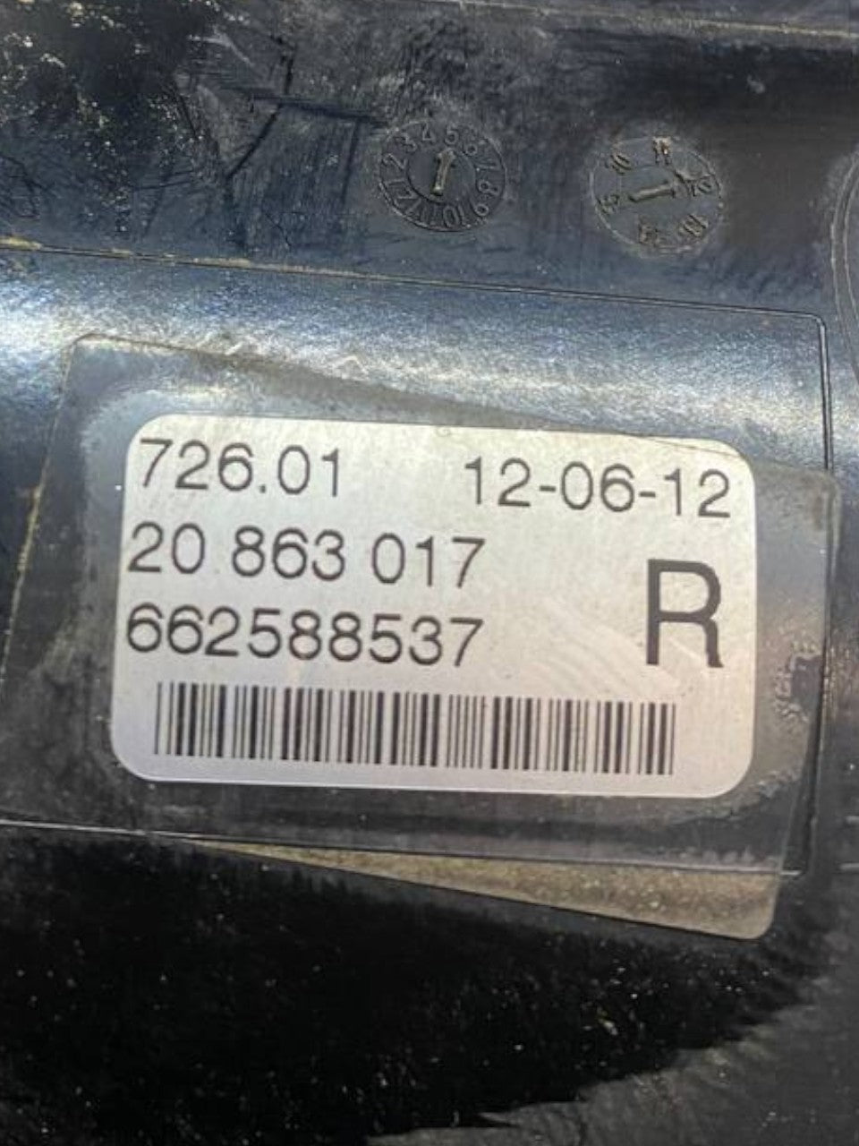 Faro / Fendinebbia anteriore destro (dx) Opel Zafira C (2018) cod: 662588537 / 20863017