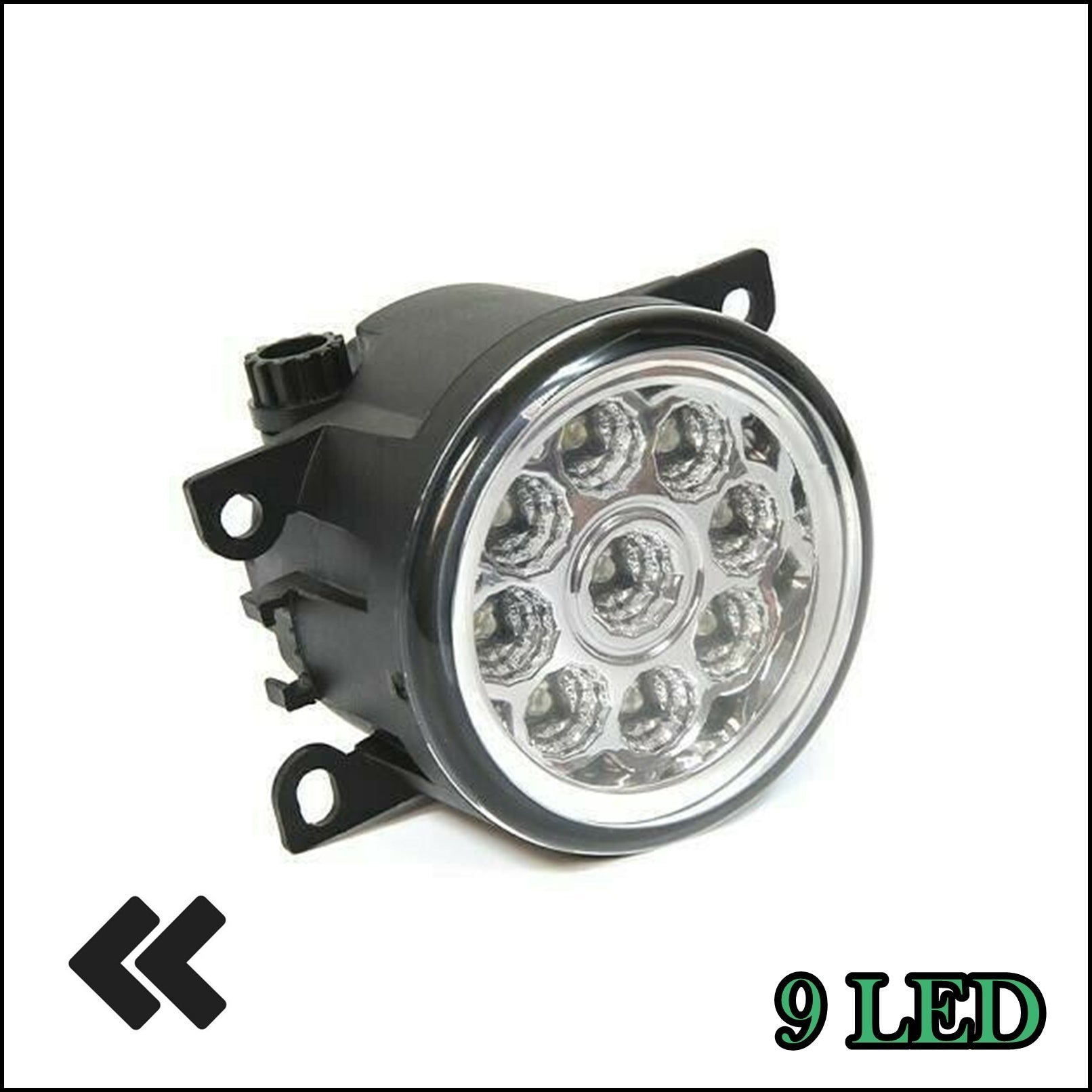 T. Proiettore Fendinebbia A Led Faro Fanale Lato Sx-Guidatore art.32217 BIBA-RICAMBI