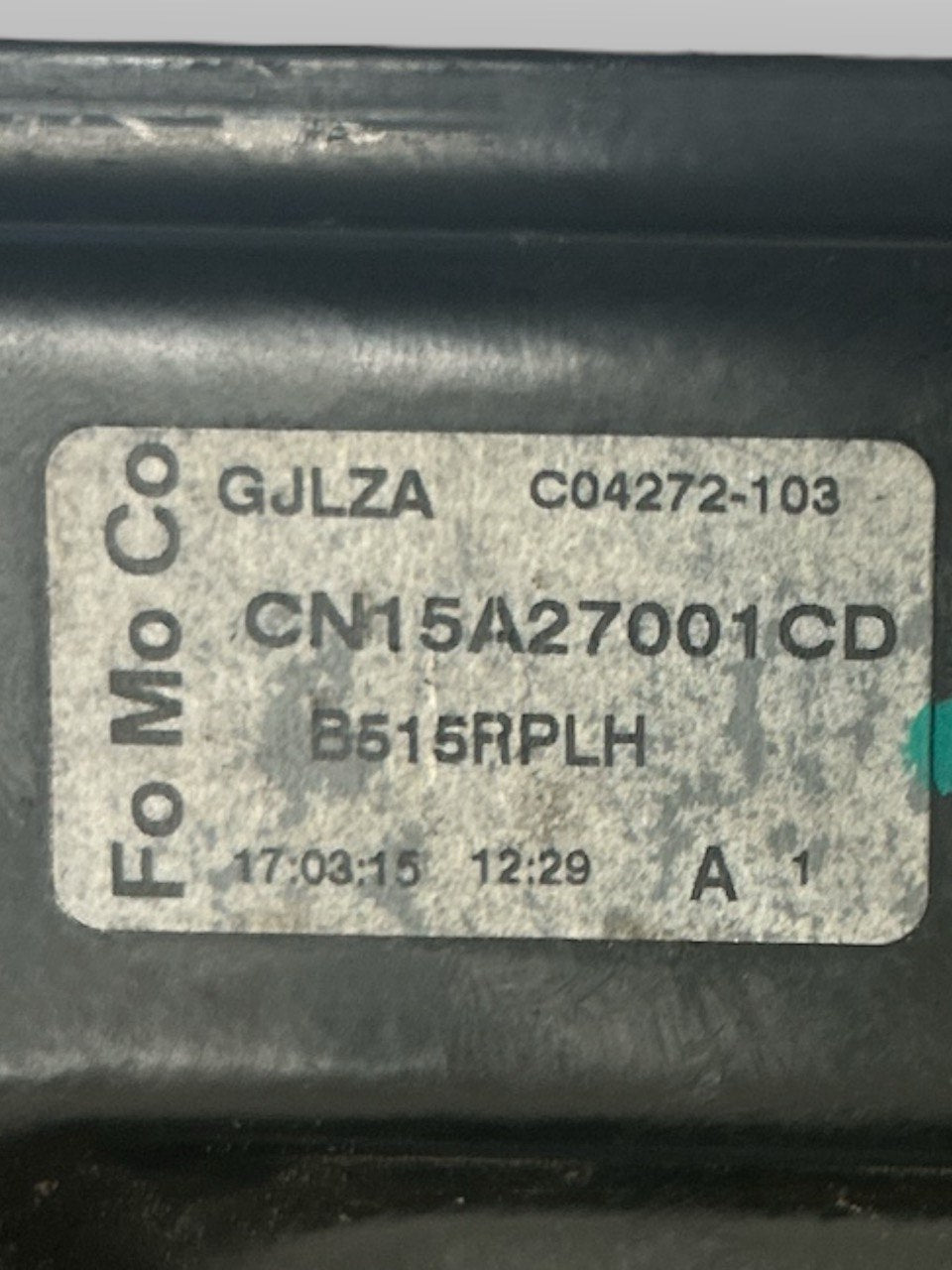 Ford EcoSport (2012 > ) cod.CN15A27001CD Cremagliera Alzavetro Elettrica Posteriore Sinistra (SX)