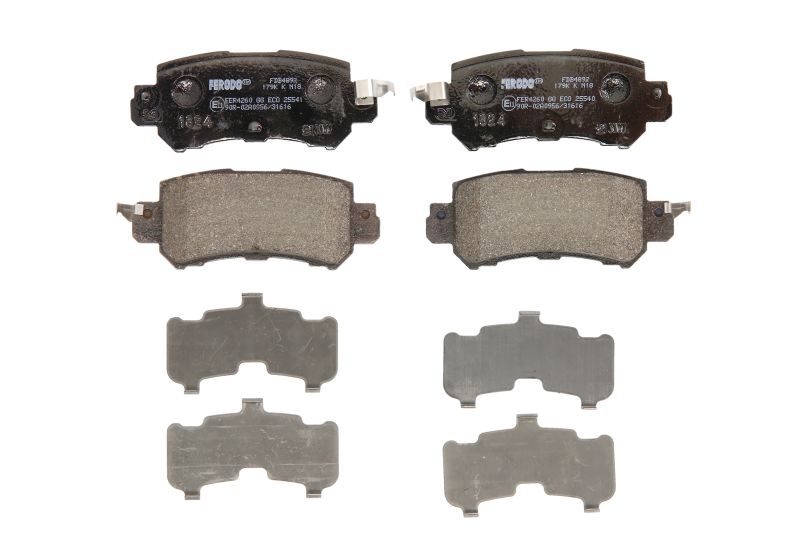 Kit 4 Pastiglie Freno Marca Ferodo Codice | FDB4892 BIBA-RICAMBI