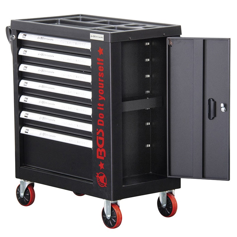 Carrello Portautensili a 7 Cassetti Nero (172 Utensili) BIBA-RICAMBI