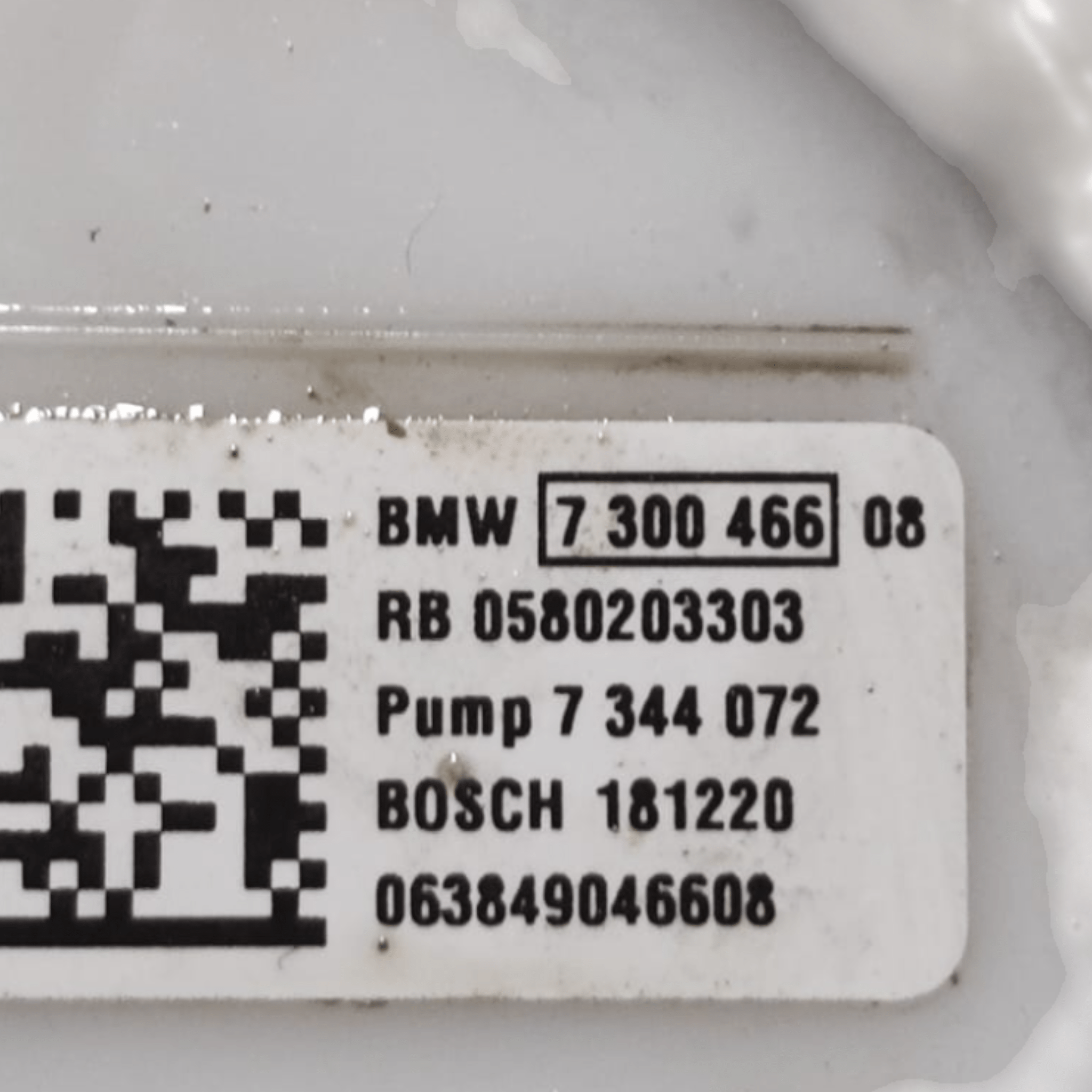 Galleggiante / Pompa Carburante Bmw Serie 1 F40 1.5 Diesel COD: 7300466 (2019-2024)