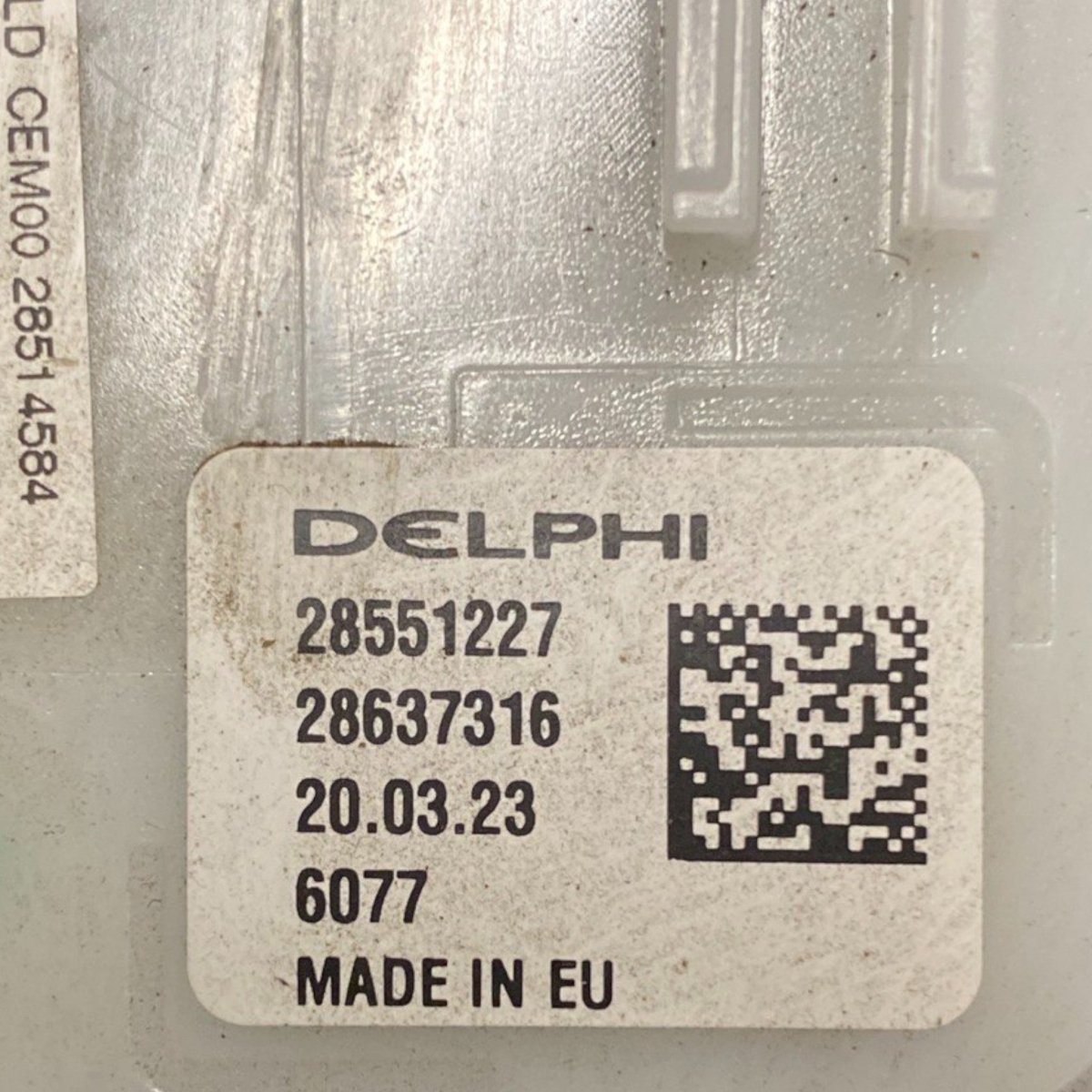 Galleggiante / pompa carburante peugeot 208 ii 1.5 diesel (2019-) Cod: 9833761780  / 28551227