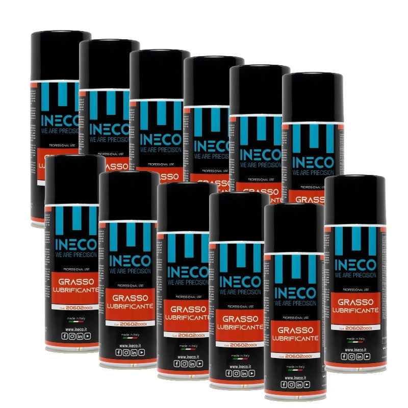 Grasso Multiuso Marca Ineco (12 Pezzi) Art.206020001 BIBA-RICAMBI