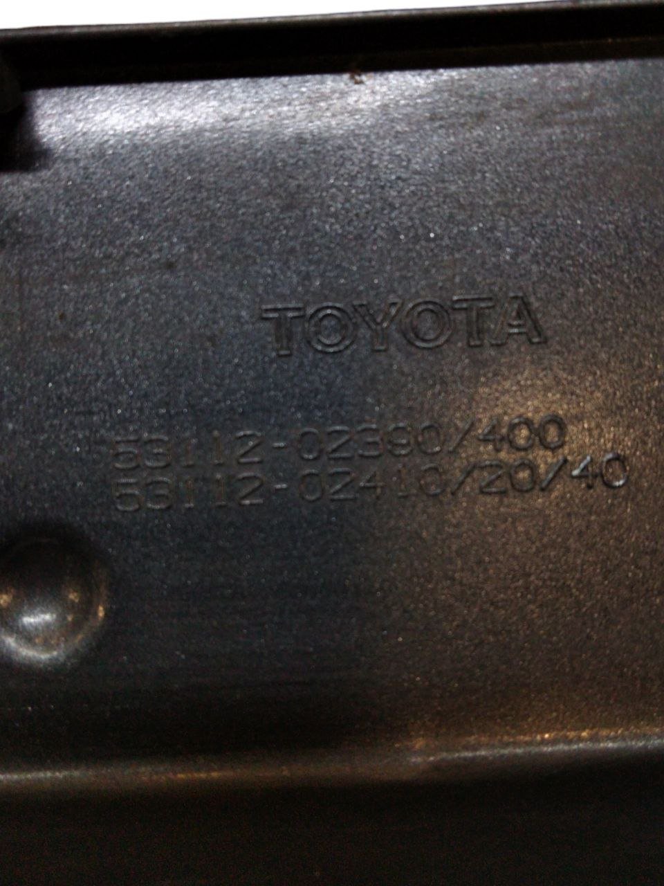 Griglia Paraurti Anteriore Toyota Auris 1.8 hybrid ( 2019) cod.53112-02390