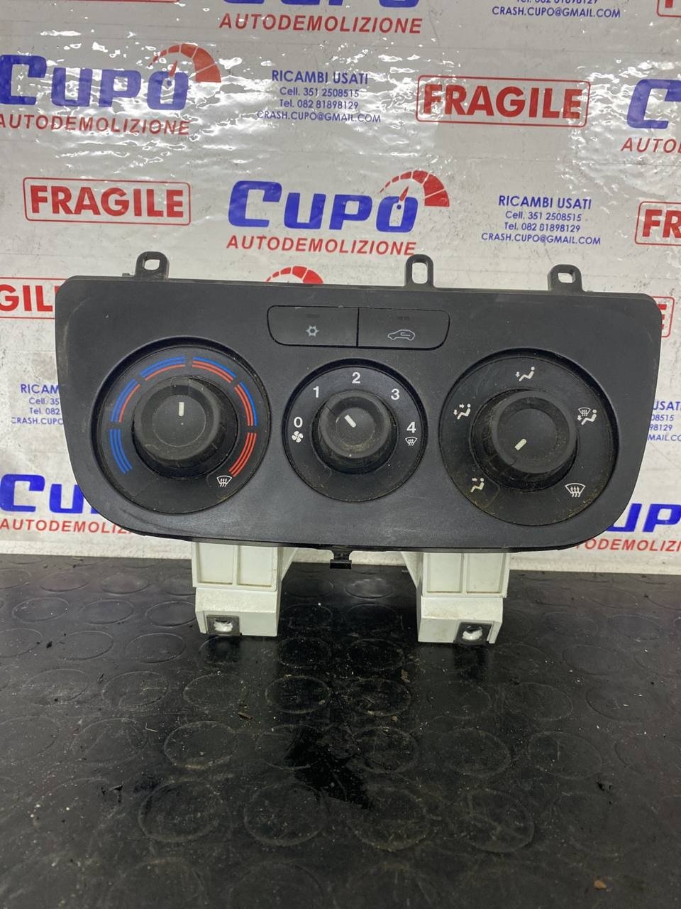 Gruppo comandi clima aria A/C Fiat Doblo' (2017) cod: 735605075