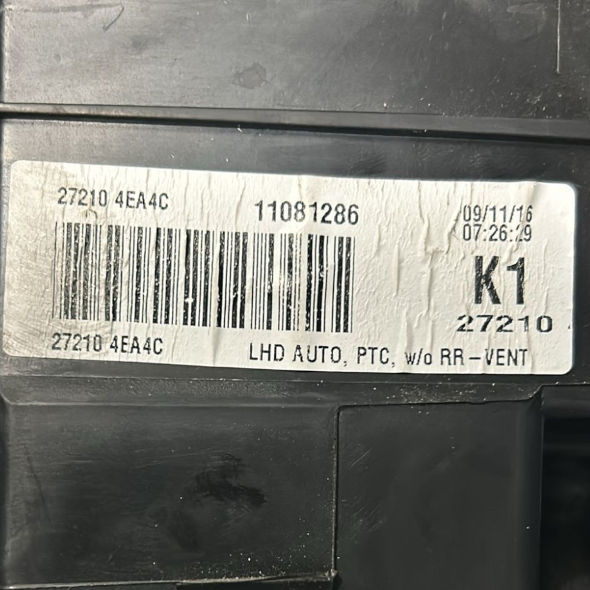 Gruppo Stufa Nissan Qashqai J11 1.5 Diesel (2014 > 2021) cod:272104EA4C