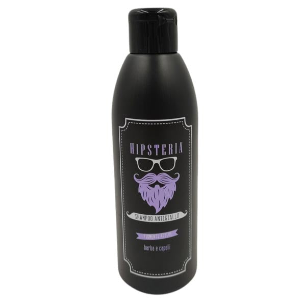 HIPSTERIA SHAMPOO ANTIGIALLO PER BARBA E CAPELLI 200 ML - BIBA-RICAMBI