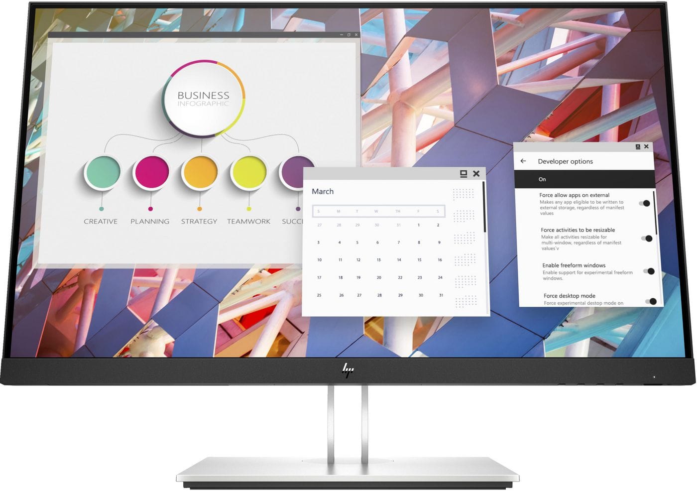 HP E24 G4, LED 23.8" FHD, HDMI (A) - BIBA-RICAMBI