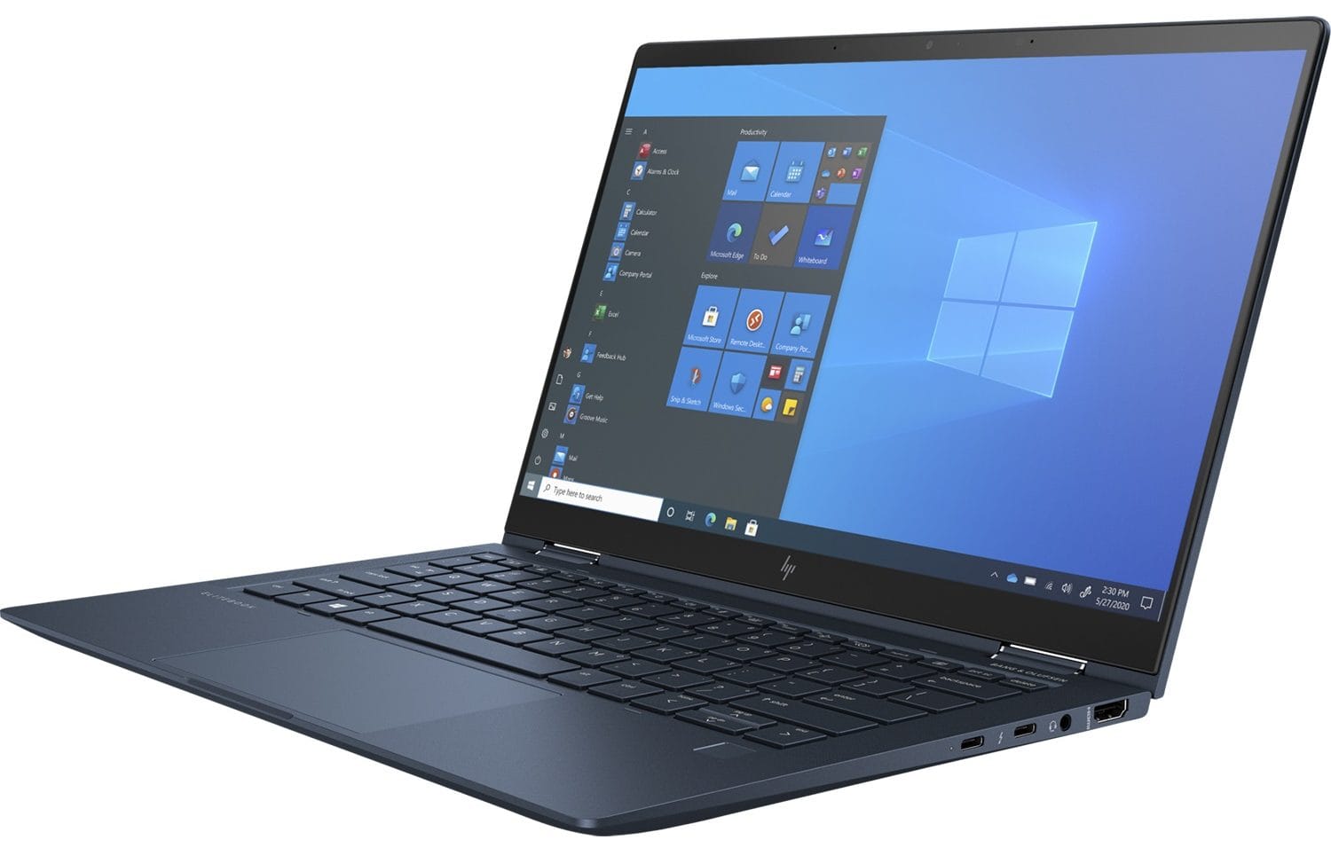 HP Elite Dragonfly G2 13.3" TouchScreen, i7, 16 GB, 512 GB SSD, Win 11 Pro (B)