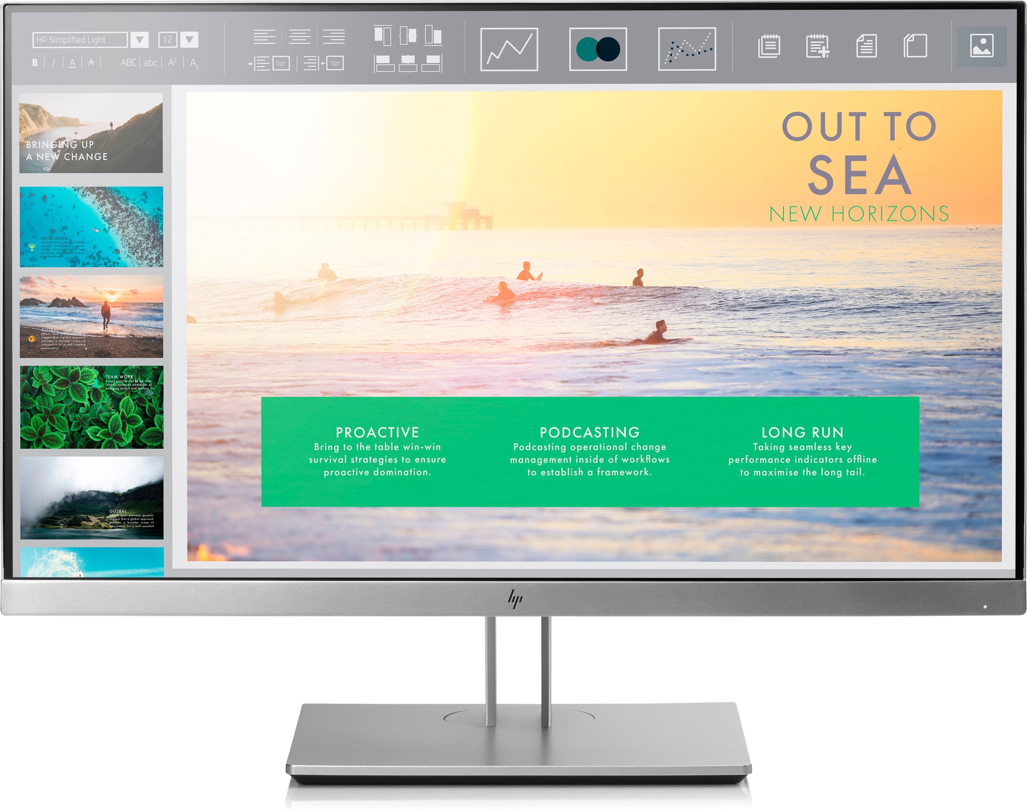 HP EliteDisplay E23 G4 23" FHD IPS LED, HDMI, DISPLAYPORT,VGA 9VF96AT (A)