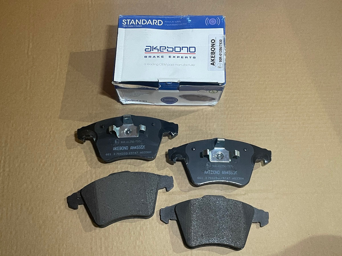 Kit 4 Pastiglie Freno Anteriori Caravelle T5 | Transporter T5 | Multivan T5 (senza spia) art.1642 BIBA-RICAMBI