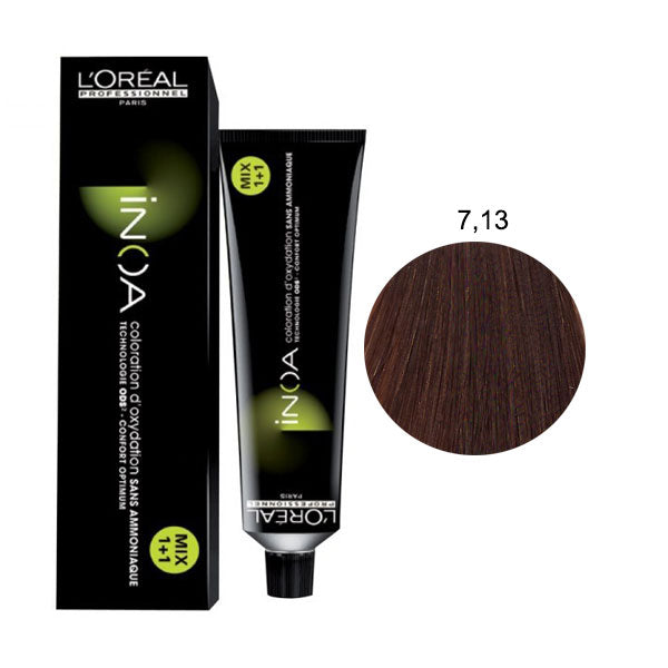 L'OREAL PROFESSIONNEL INOA BIONDO BEIGIE CENERE 7,13