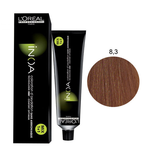 L'OREAL PROFESSIONNEL INOA BIONDO CHIARO DORATO 8,3