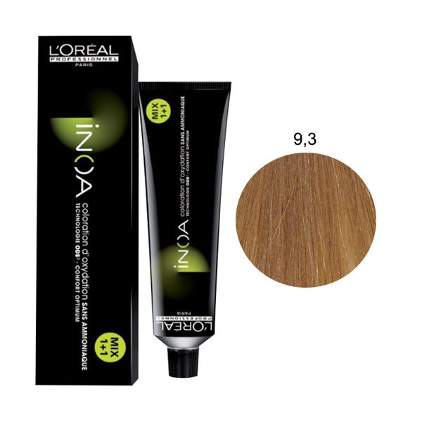 L'OREAL PROFESSIONNEL INOA BIONDO CHIARISSIMO DORATO 9,3