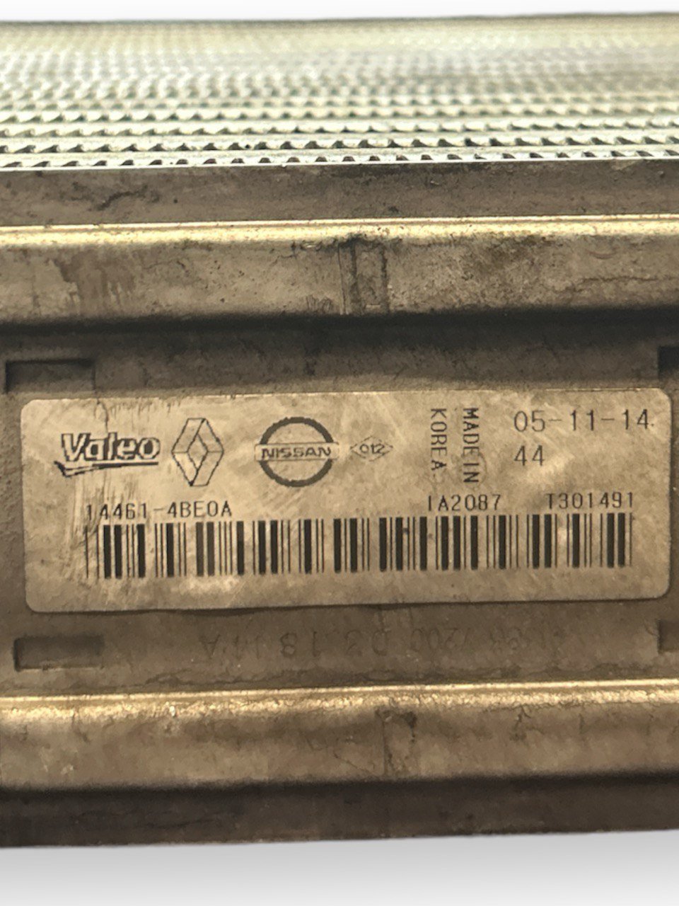 Intercooler (VALEO) Nissan X - Trail 1.6 Diesel (2014 > 2020) cod . 14461-4BE0A
