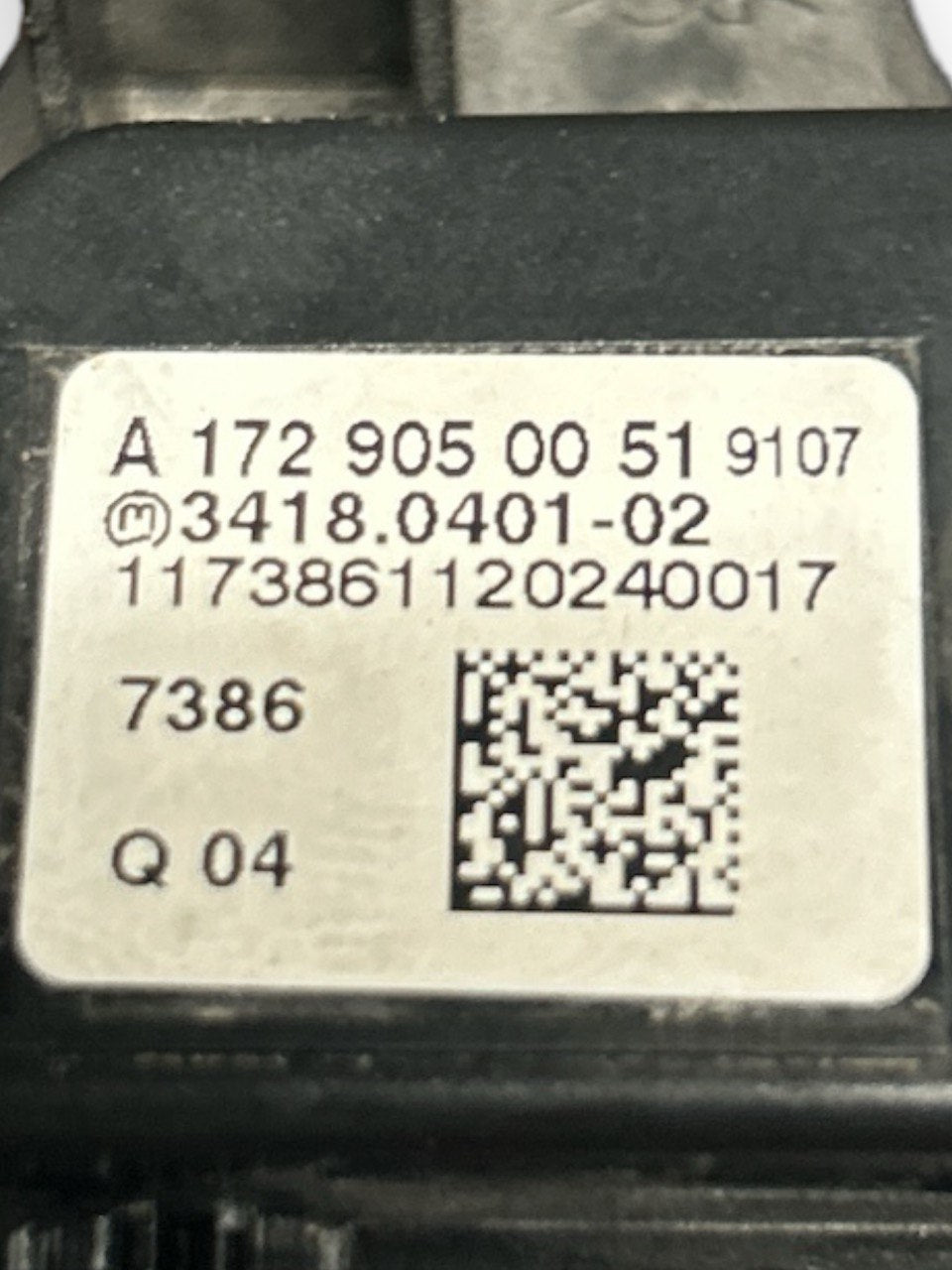 Interruttore / Pulsante SOS Mercedes Benz Classe A (W176) (2012 > 2018) cod.A1729050051