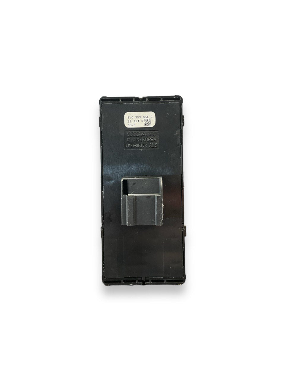 Interruttore / Pulsantiera Alzavetro 4 Tasti anteriore sinistra (sx) Audi A3 8V (2012 al 2020) cod: 8V0959851G
