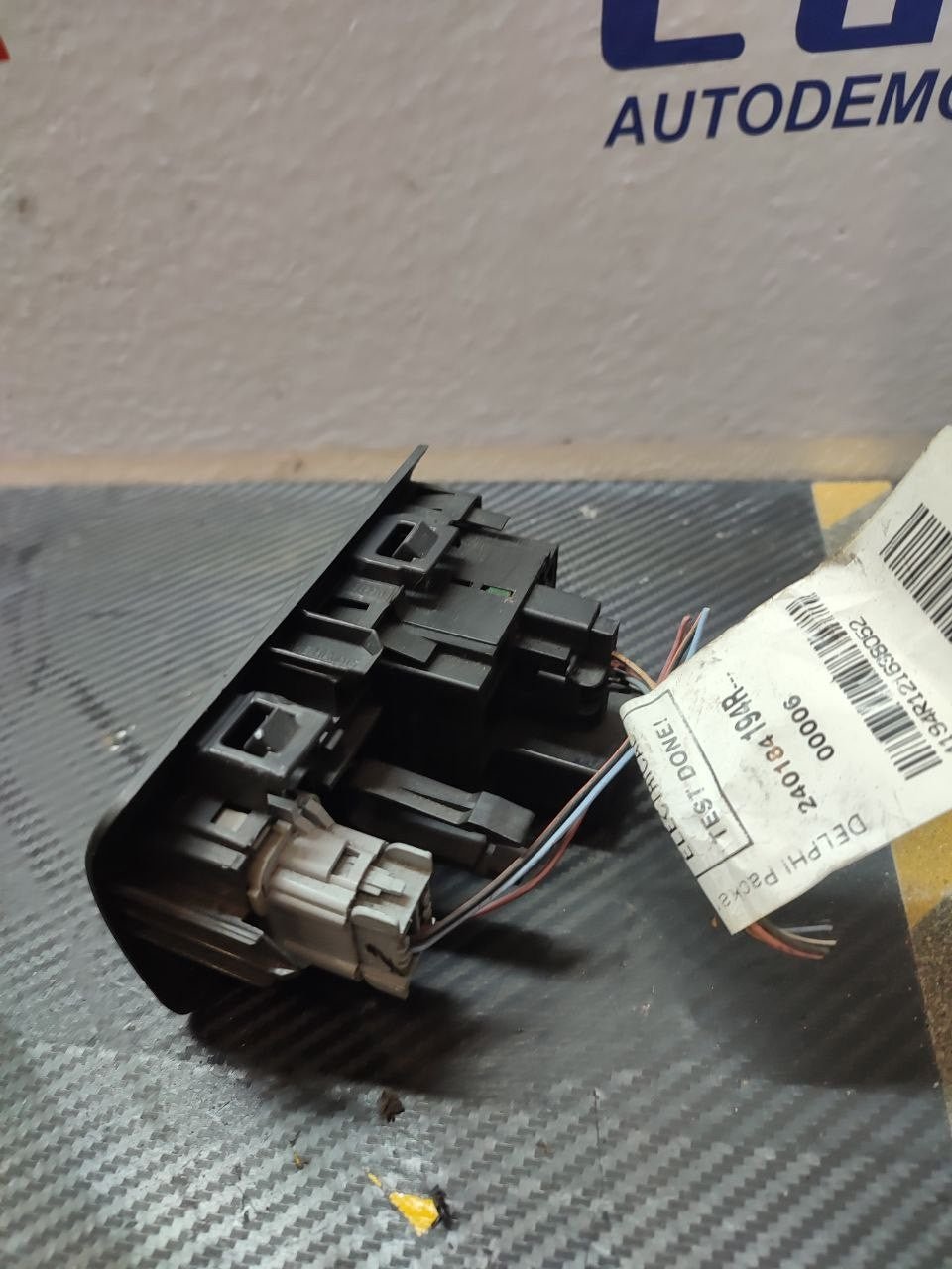 Interruttore regolazione fari Renault Clio mk 3 cod 8200407756