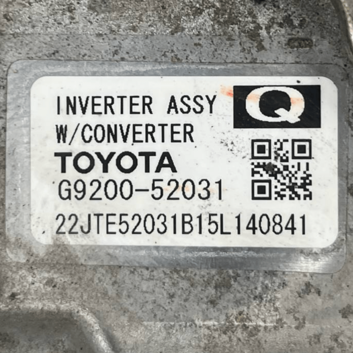 Inverter / Convertitore di Corrente Toyota Yaris IV 1.5 Benzina - Hybrid (2020 -) cod: G9200-52031