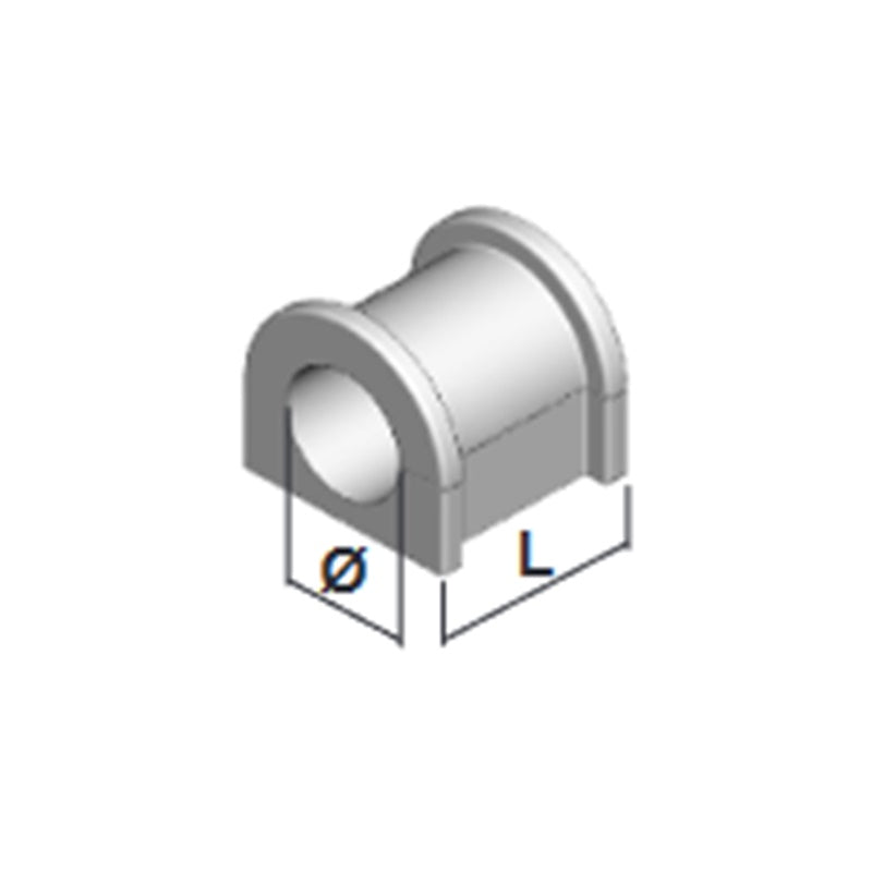 Gommino Barra Stabilizzatrice Adattabile Per Iveco Ref. 500323480 BIBA-RICAMBI