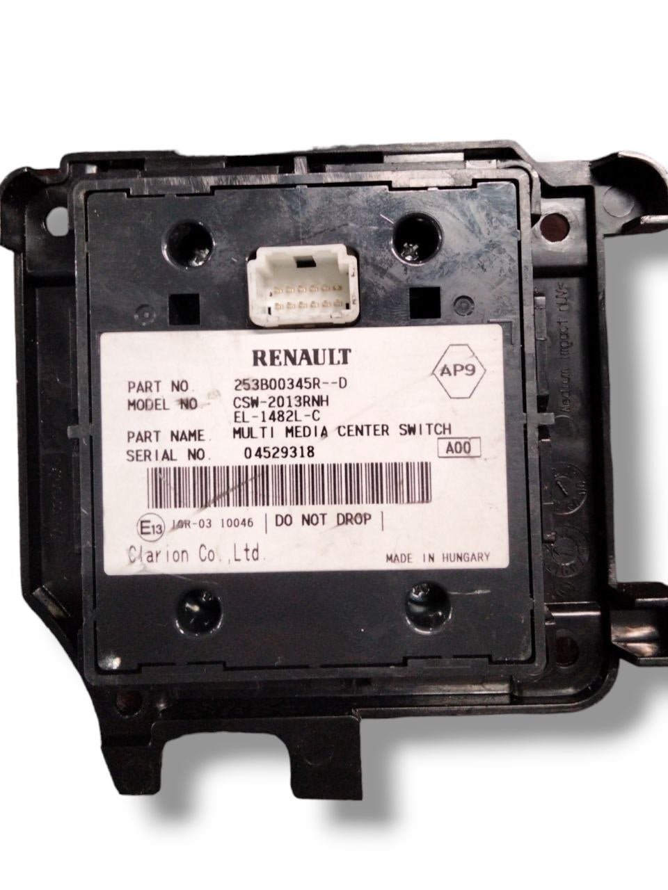 Joystic Computer di bordo Renault Megane III ( 2008-2016 ) cod.253B00345R-D