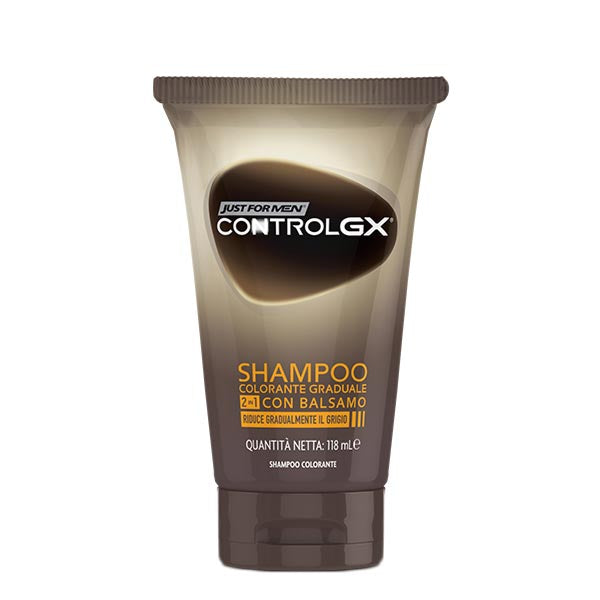JUST FOR MEN CONTROL GXSTD SHAMPOO COLORANTE GRADUALE 2IN1 118M - BIBA-RICAMBI