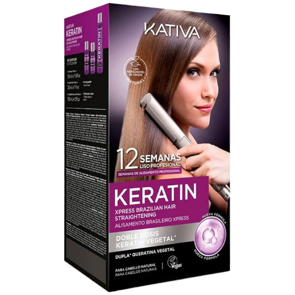 KATIVA KERATIN KIT ALISADO BRASILENO STIRATURA CAPELLI - BIBA-RICAMBI