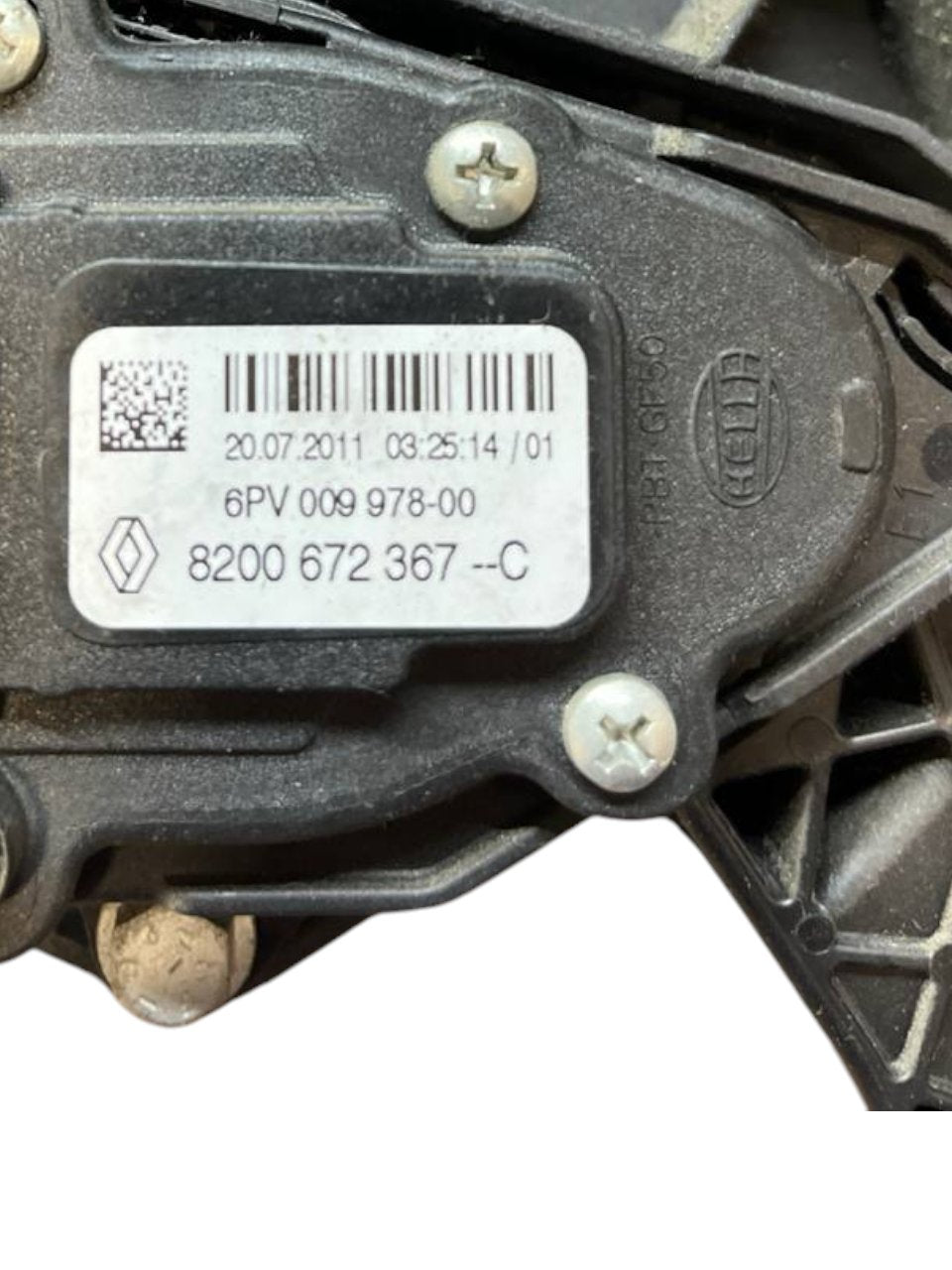 kit pedaliera freno + frizione e acceleratore Renault Master III (2010->) cod.8200672367