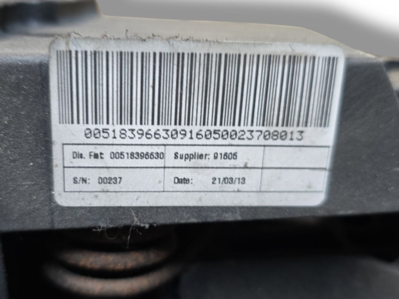 Kit Pedaliera freno + frizione Fiat Panda 312 1.3 Diesel( 2012 >) COD:00518396630