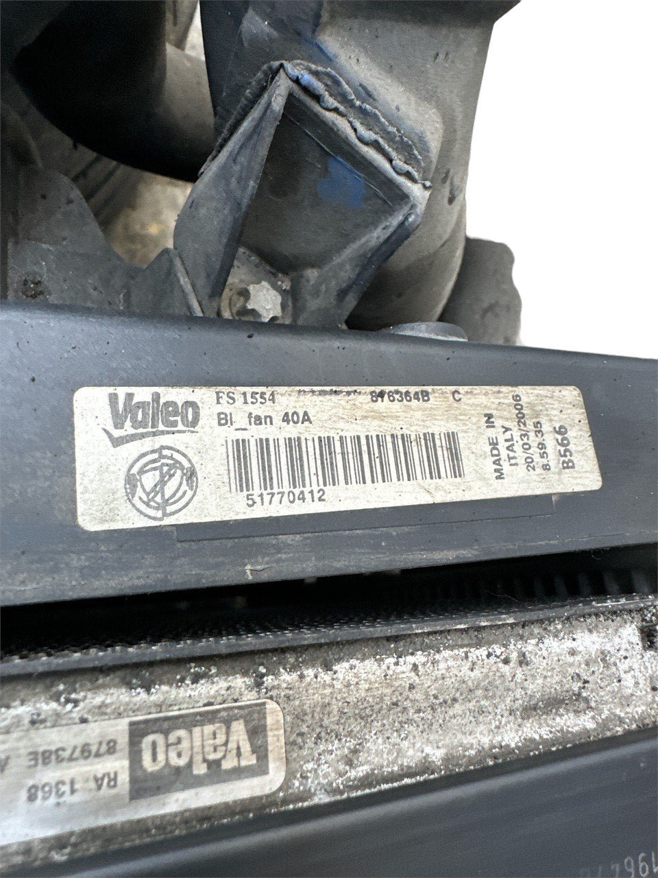 Kit Radiatore completo Fiat Croma 1.9 diesel (2006) cod:  51770412
