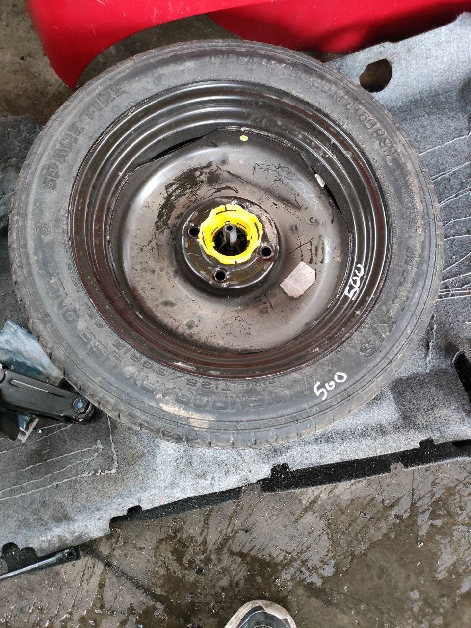 Kit ruota di scorta Fiat 500 2009