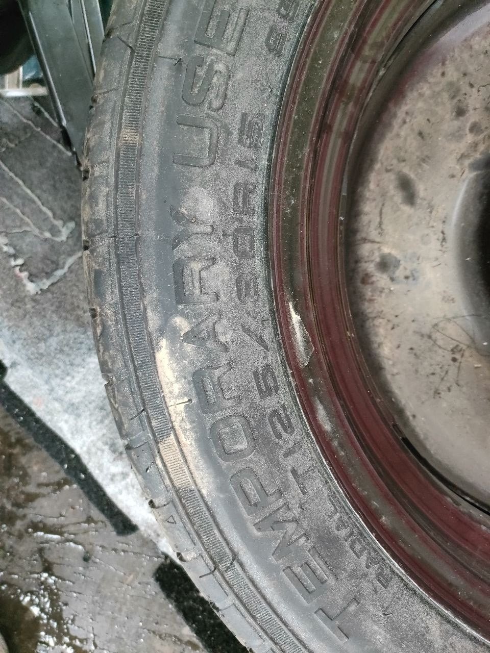 Kit ruota di scorta Fiat 500 2009