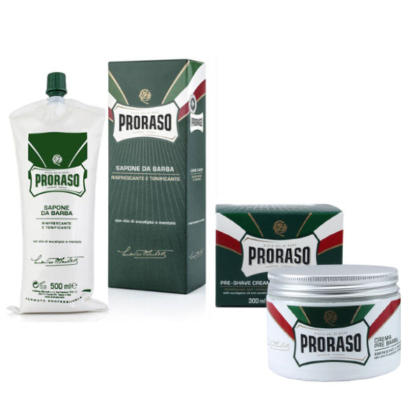 PRORASO KIT RASATURA PROFESSIONALE VERDE 005 - BIBA-RICAMBI