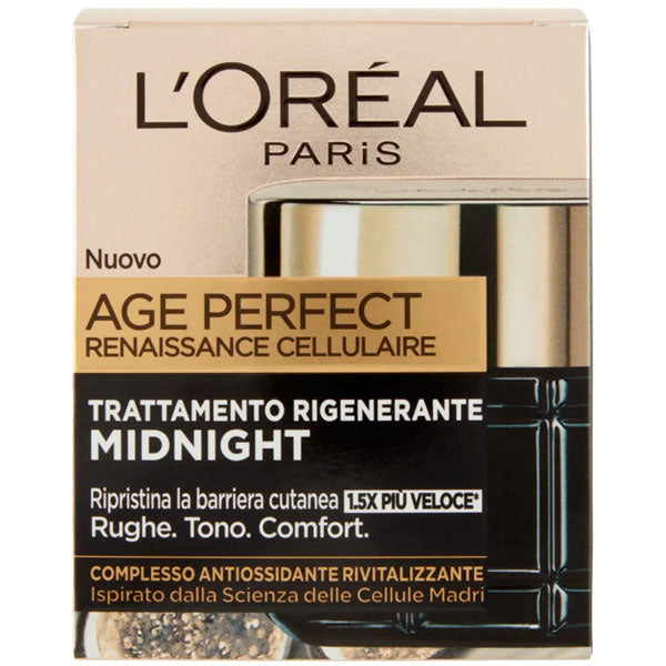 L'OREAL AGE PERFECT RENAISSANCE CELLULARAIRE NOTTE 50 ML - BIBA-RICAMBI