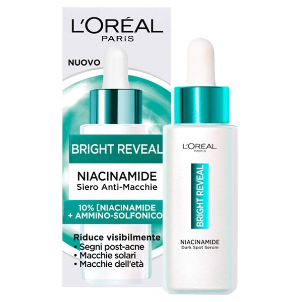 L'OREAL BRIGHT REVEAL NIACINAMIDE SIERO ANTI MACCHIE 30 ML
