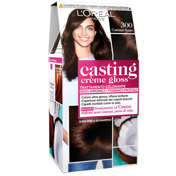L'OREAL CASTING CREME GLOSS CASTANO SCURO 300 - BIBA-RICAMBI