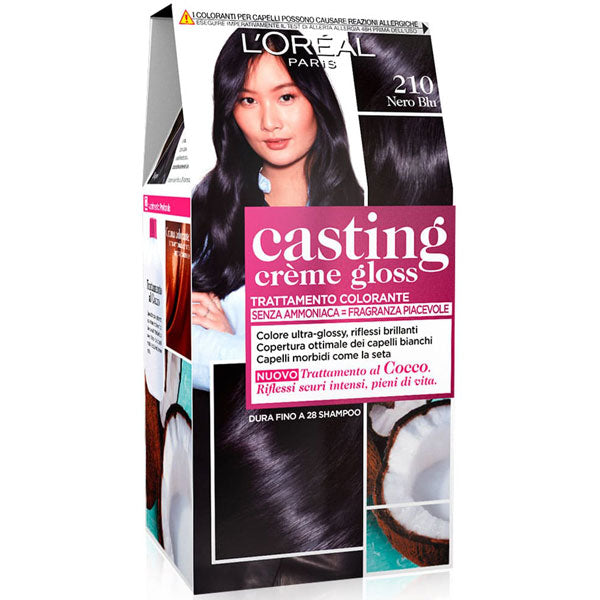 L'OREAL CASTING CREME GLOSS NERO BLU 210 - BIBA-RICAMBI