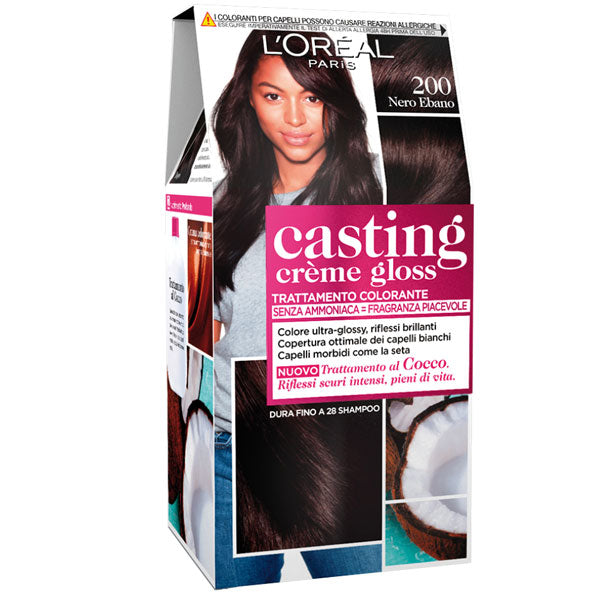 L'OREAL CASTING CREME GLOSS NERO EBANO 200 - BIBA-RICAMBI
