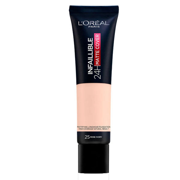 L'OREAL INFAILLIBLE 24HMATTE COVER ROSE IVORY 25 - BIBA-RICAMBI