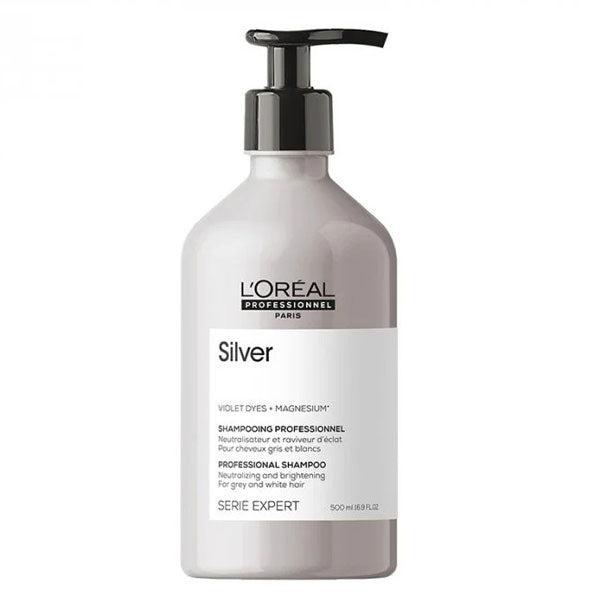 L'OREAL PROFESSIONNEL SERIE EXPERT SHAMPOO SILVER 500 ML - BIBA-RICAMBI