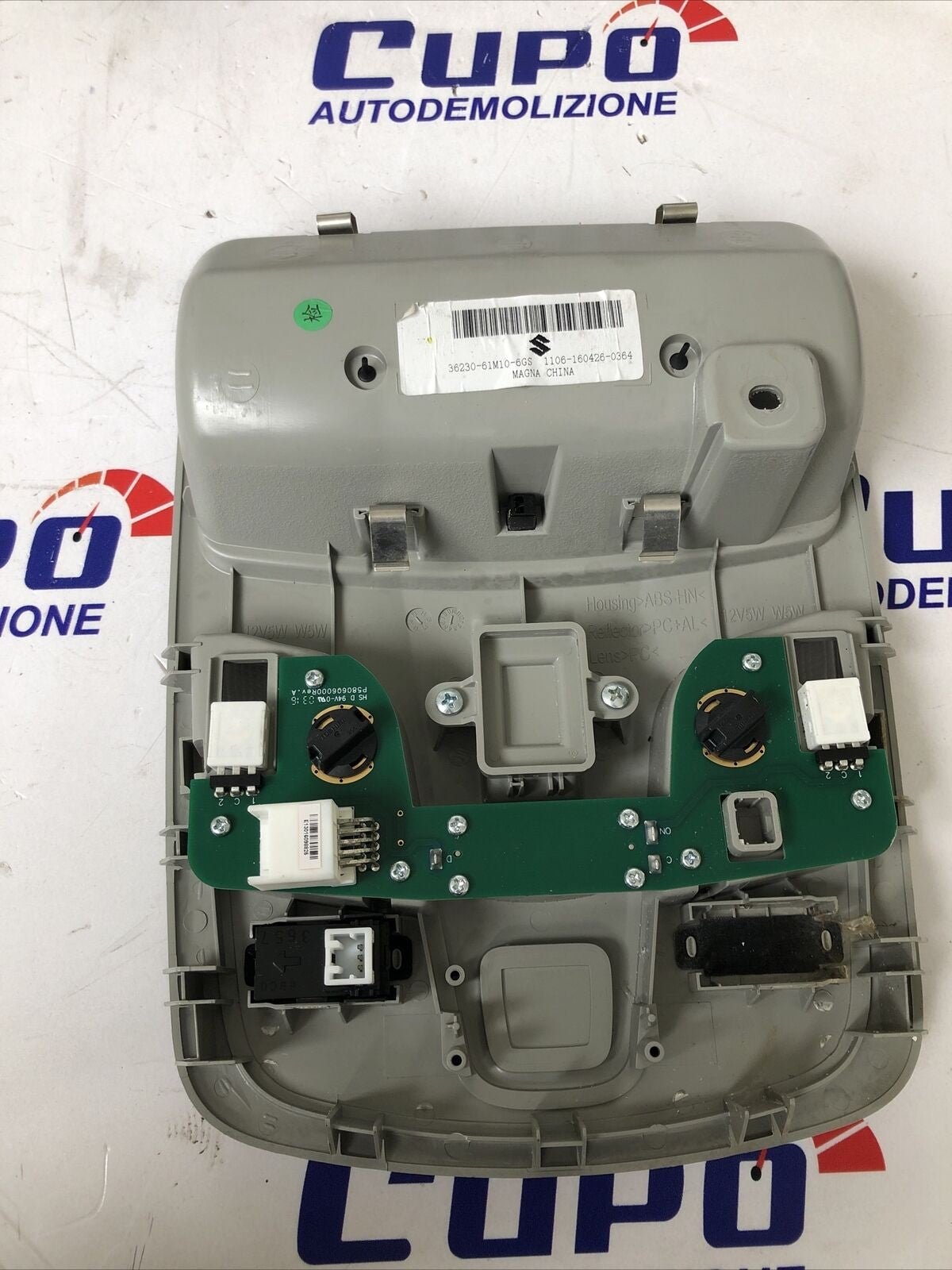 Lampada Anteriore con Scomparto Occhiali SX4 S-CROSS Abitacolo 36230-61M10-6GS