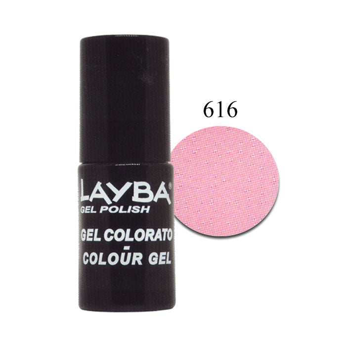 LAYLA LAYBA SMALTO SEMIPERMANENTE GEL POLISH THINK IN PINK 616