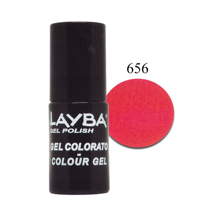 LAYLA LAYBA SMALTO SEMIPERMANENTE GEL POLISH NOISY RED 656