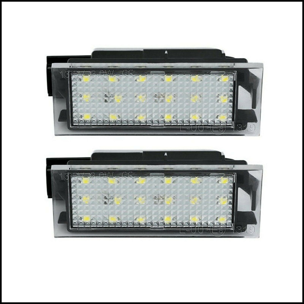 Lampadine Placchette Luci Targa Led Specifiche Per Renault Trafic III dal 2014> BIBA-RICAMBI