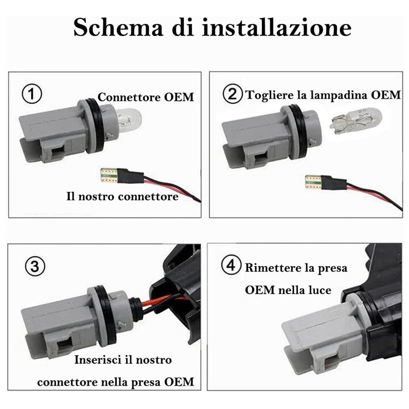 Frecce Laterali Tuning Progressive Compatibile Per art.AL-003 BIBA-RICAMBI